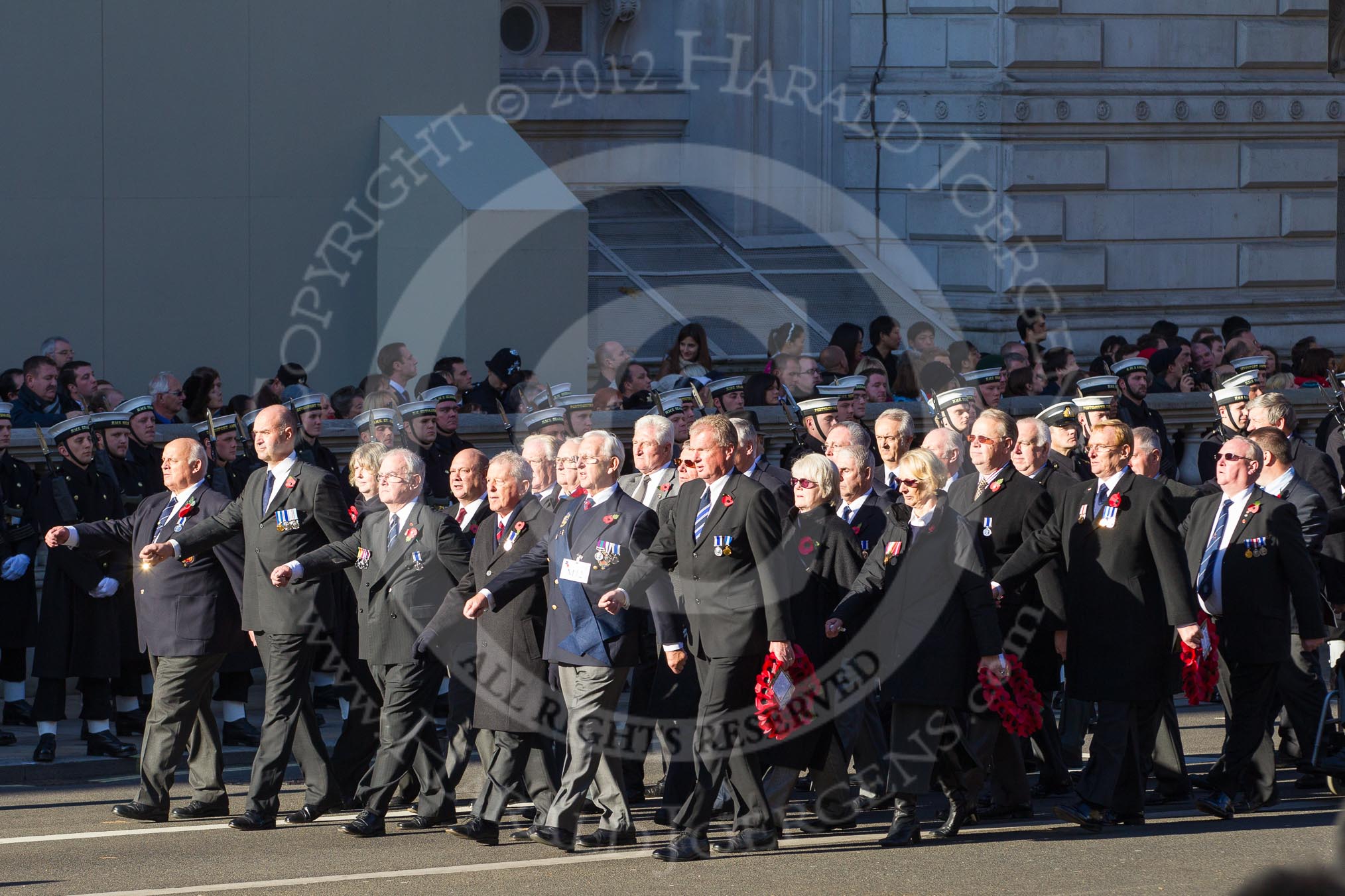 Remembrance Sunday 2012 Cenotaph March Past: Group M12 - National Association of Retired Police Officers..
Whitehall, Cenotaph,
London SW1,

United Kingdom,
on 11 November 2012 at 12:10, image #1500