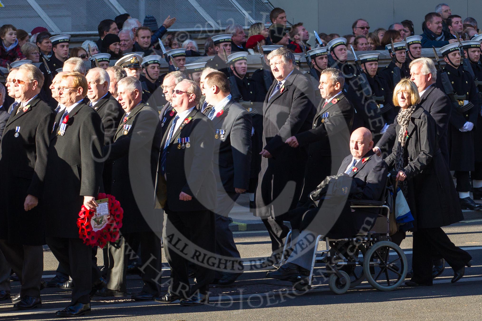 Remembrance Sunday 2012 Cenotaph March Past: Group M12 - National Association of Retired Police Officers..
Whitehall, Cenotaph,
London SW1,

United Kingdom,
on 11 November 2012 at 12:10, image #1509