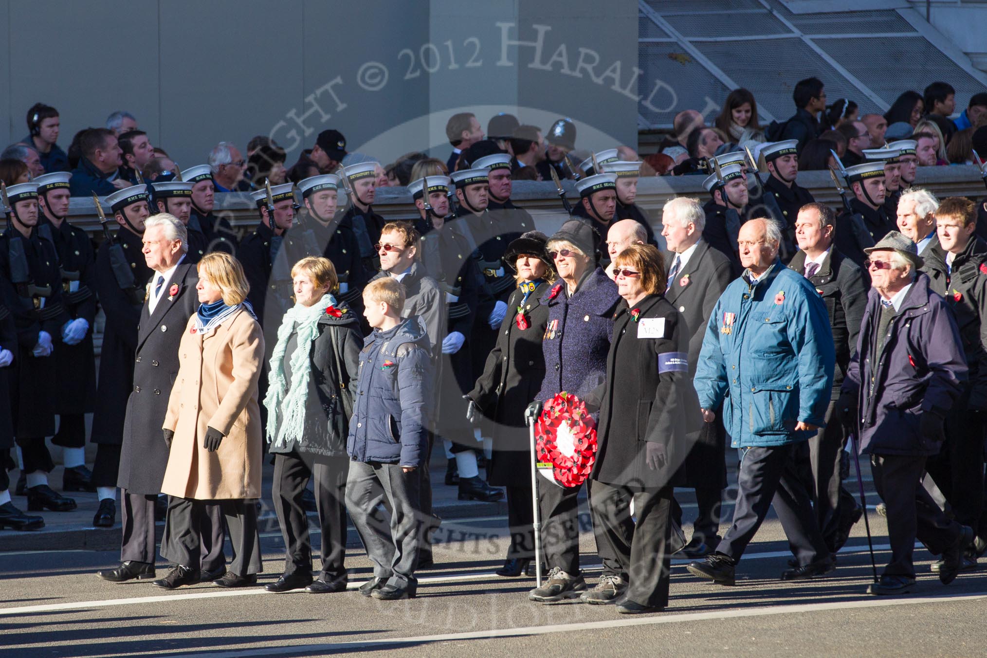 Remembrance Sunday 2012 Cenotaph March Past: Group M28 - HM Ships Glorious Ardent & ACASTA Association..
Whitehall, Cenotaph,
London SW1,

United Kingdom,
on 11 November 2012 at 12:13, image #1605