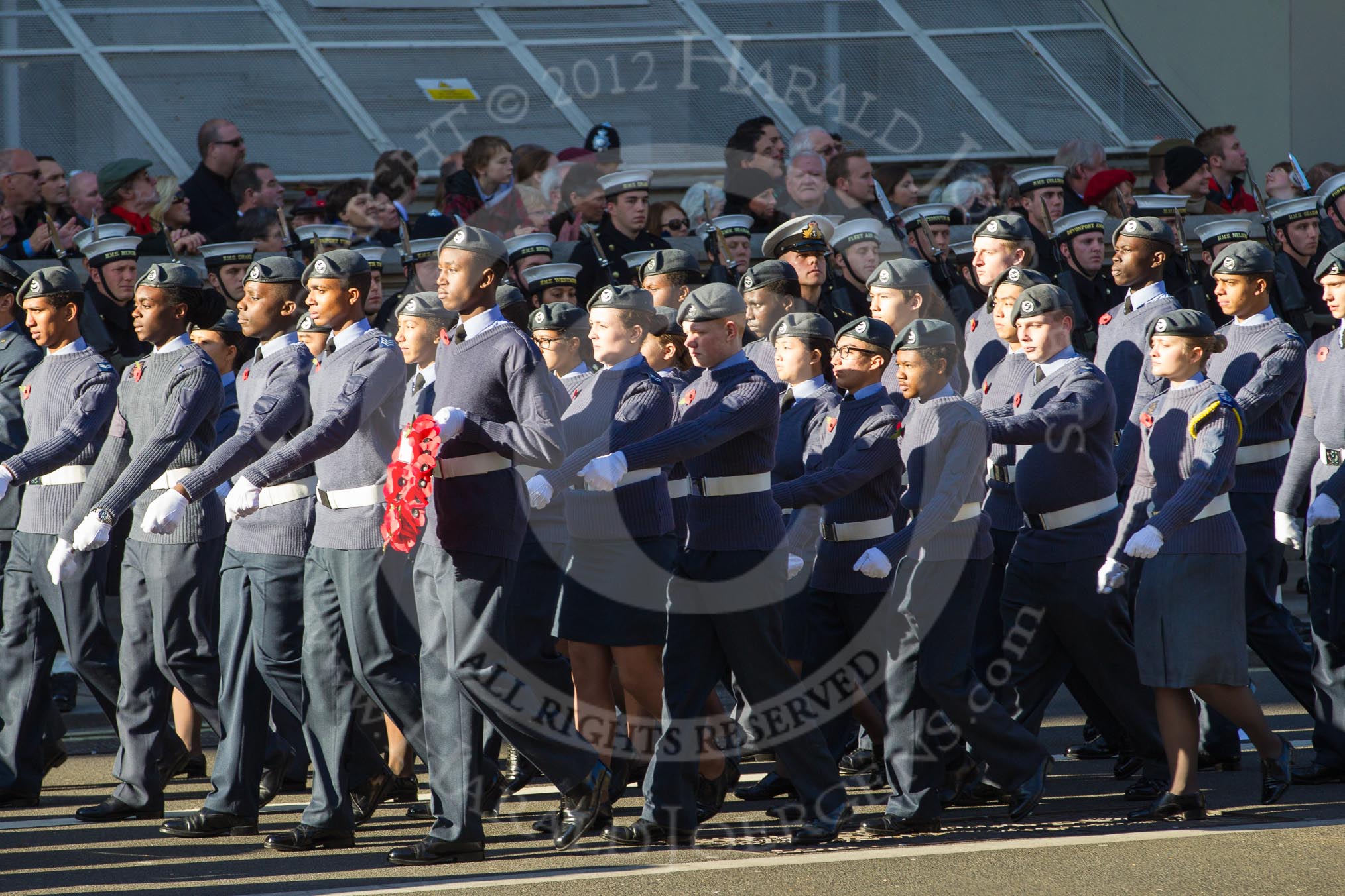 Remembrance Sunday 2012 Cenotaph March Past: Group M46 - Air Training Corps..
Whitehall, Cenotaph,
London SW1,

United Kingdom,
on 11 November 2012 at 12:15, image #1702