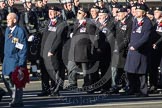 Remembrance Sunday 2012 Cenotaph March Past: Group E5 - Telegraphist Air Gunners Association..
Whitehall, Cenotaph,
London SW1,

United Kingdom,
on 11 November 2012 at 11:39, image #82