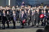 Remembrance Sunday 2012 Cenotaph March Past: Group E19 - HMS Bulwark, Albion & Centaur Association and E20 - HMS Cumberland Association..
Whitehall, Cenotaph,
London SW1,

United Kingdom,
on 11 November 2012 at 11:40, image #135