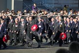 Remembrance Sunday 2012 Cenotaph March Past: Group E20 - HMS Cumberland Association and E21 - HMS Ganges Association..
Whitehall, Cenotaph,
London SW1,

United Kingdom,
on 11 November 2012 at 11:40, image #140