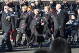 Remembrance Sunday 2012 Cenotaph March Past: Group E32 - Royal Naval Medical Branch Ratings & Sick Berth Staff Association..
Whitehall, Cenotaph,
London SW1,

United Kingdom,
on 11 November 2012 at 11:41, image #234