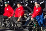 Remembrance Sunday 2012 Cenotaph March Past: Group E42 - British Ex-Services Wheelchair Sports Association..
Whitehall, Cenotaph,
London SW1,

United Kingdom,
on 11 November 2012 at 11:43, image #327