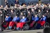 Remembrance Sunday 2012 Cenotaph March Past: Group E44 - Queen Alexandra's Hospital Home for Disabled Ex-Servicemen & Women..
Whitehall, Cenotaph,
London SW1,

United Kingdom,
on 11 November 2012 at 11:44, image #353