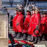 Remembrance Sunday 2012 Cenotaph March Past: Group E43 - Royal Hospital, Chelsea (Chelsea Pensioners) passing the Cenotaph..
Whitehall, Cenotaph,
London SW1,

United Kingdom,
on 11 November 2012 at 11:44, image #358