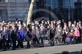 Remembrance Sunday 2012 Cenotaph March Past: Group A1/2/3 - Princess of Wales's Royal Regiment/Prince of Wales's Leinster Regiment (Royal Canadians) Regimental Association/Royal East Kent Regiment (The Buffs) Past & Present Association..
Whitehall, Cenotaph,
London SW1,

United Kingdom,
on 11 November 2012 at 11:48, image #561