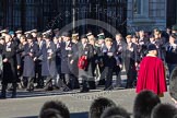 Remembrance Sunday 2012 Cenotaph March Past: Group A7 - Royal Northumberland Fusiliers, A8 - 
The Duke of Lancaster's Regimental Association, and A9 - Green Howards Association..
Whitehall, Cenotaph,
London SW1,

United Kingdom,
on 11 November 2012 at 11:49, image #590