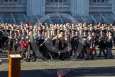 Remembrance Sunday 2012 Cenotaph March Past: Group A9 - Green Howards Association, A10 - Duke of Wellington's Regiment, A11 - Cheshire Regiment Association., and A12 - Sherwood Foresters & Worcestershire Regiment..
Whitehall, Cenotaph,
London SW1,

United Kingdom,
on 11 November 2012 at 11:49, image #611