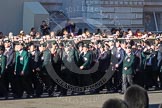 Remembrance Sunday 2012 Cenotaph March Past: Groups A16 - A19: Royal Irish Regiment Association/
Durham Light Infantry Association/King's Royal Rifle Corps Association/Royal Green Jackets Association..
Whitehall, Cenotaph,
London SW1,

United Kingdom,
on 11 November 2012 at 11:50, image #664