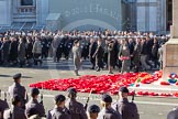 Remembrance Sunday 2012 Cenotaph March Past: Wreaths are placed at the western side of the Cenotaph during the March Past, creating a field of red poppies..
Whitehall, Cenotaph,
London SW1,

United Kingdom,
on 11 November 2012 at 11:53, image #764