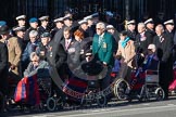 Remembrance Sunday 2012 Cenotaph March Past: Group C1, Blind Veterans UK..
Whitehall, Cenotaph,
London SW1,

United Kingdom,
on 11 November 2012 at 11:54, image #795