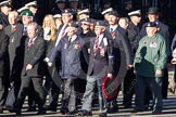 Remembrance Sunday 2012 Cenotaph March Past: Group B4 - The RAEC and ETS Branch Association, B5 - Royal Army Pay Corps Regimental Association, and B6 - Royal Army Veterinary Corps & Royal Army Dental Corps ..
Whitehall, Cenotaph,
London SW1,

United Kingdom,
on 11 November 2012 at 11:55, image #841