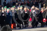 Remembrance Sunday 2012 Cenotaph March Past: Group B7 - Intelligence Corps Association and B8 - Royal Army Physical Training Corps..
Whitehall, Cenotaph,
London SW1,

United Kingdom,
on 11 November 2012 at 11:55, image #847