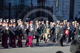 Remembrance Sunday 2012 Cenotaph March Past: Group B12 - Kings Royal Hussars Regimental Association and B13 - Gurkha Brigade Association..
Whitehall, Cenotaph,
London SW1,

United Kingdom,
on 11 November 2012 at 11:56, image #883