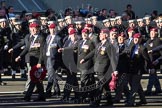 Remembrance Sunday 2012 Cenotaph March Past: Group B28 - Airborne Engineers Association..
Whitehall, Cenotaph,
London SW1,

United Kingdom,
on 11 November 2012 at 11:59, image #998