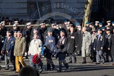 Remembrance Sunday 2012 Cenotaph March Past: Group C4 - Royal Air Force Yatesbury Association, and C5 - Royal Air Force Airfield Construction Branch Association..
Whitehall, Cenotaph,
London SW1,

United Kingdom,
on 11 November 2012 at 12:01, image #1093