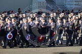 Remembrance Sunday 2012 Cenotaph March Past: Group C16 - National Service (Royal Air Force) Association..
Whitehall, Cenotaph,
London SW1,

United Kingdom,
on 11 November 2012 at 12:03, image #1157