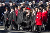 Remembrance Sunday 2012 Cenotaph March Past: Group D6 - War Widows Association..
Whitehall, Cenotaph,
London SW1,

United Kingdom,
on 11 November 2012 at 12:05, image #1259