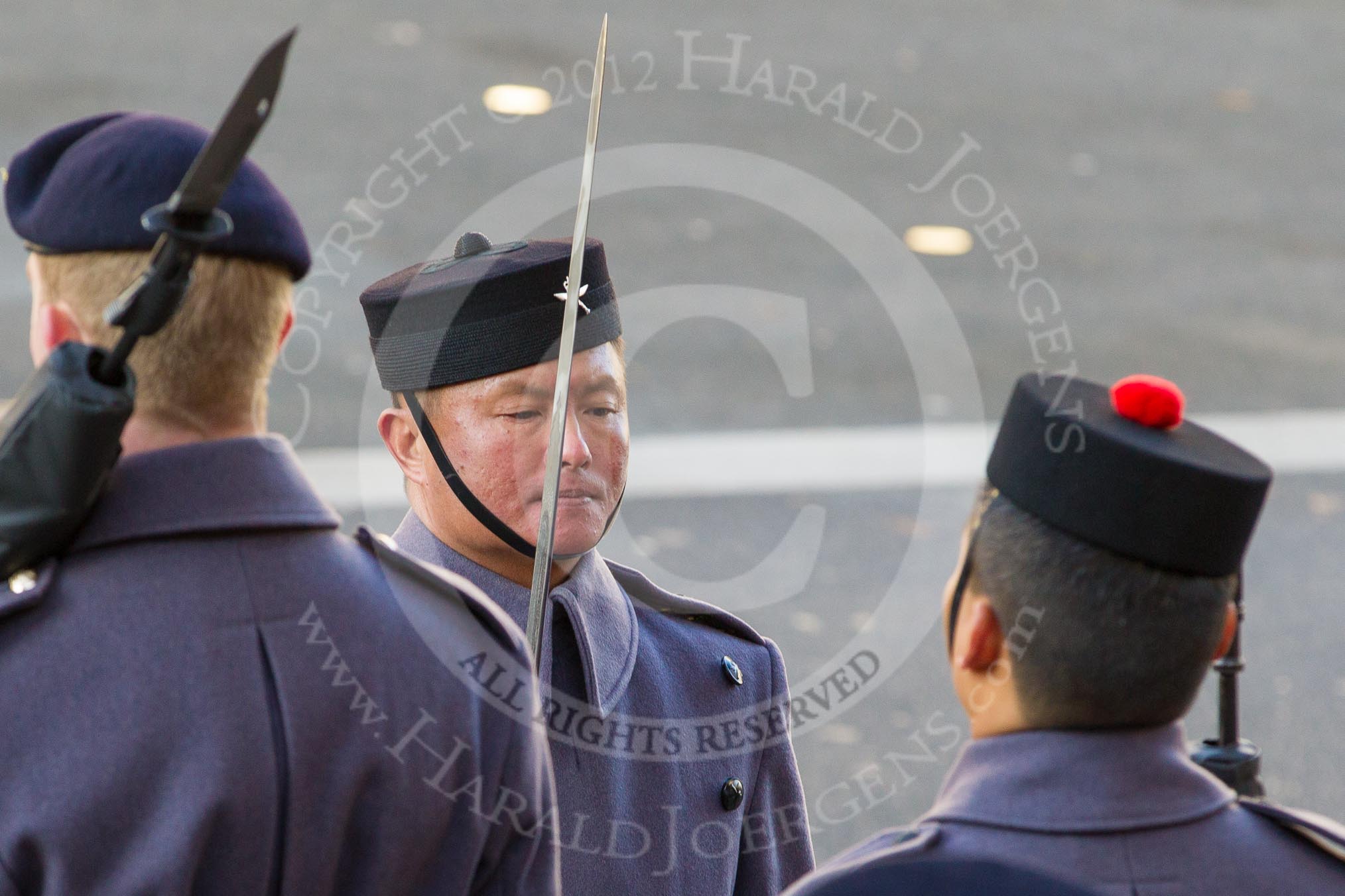 A commanding officer of 1st Battalion The Royal Gurkha Rifles.