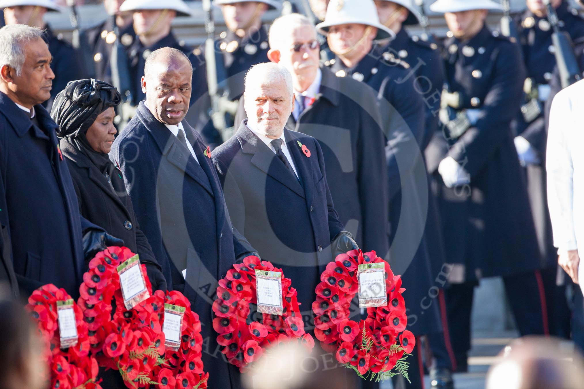 The High Comissioners for Singapore, The Gambia, Zambia, and Malta.
