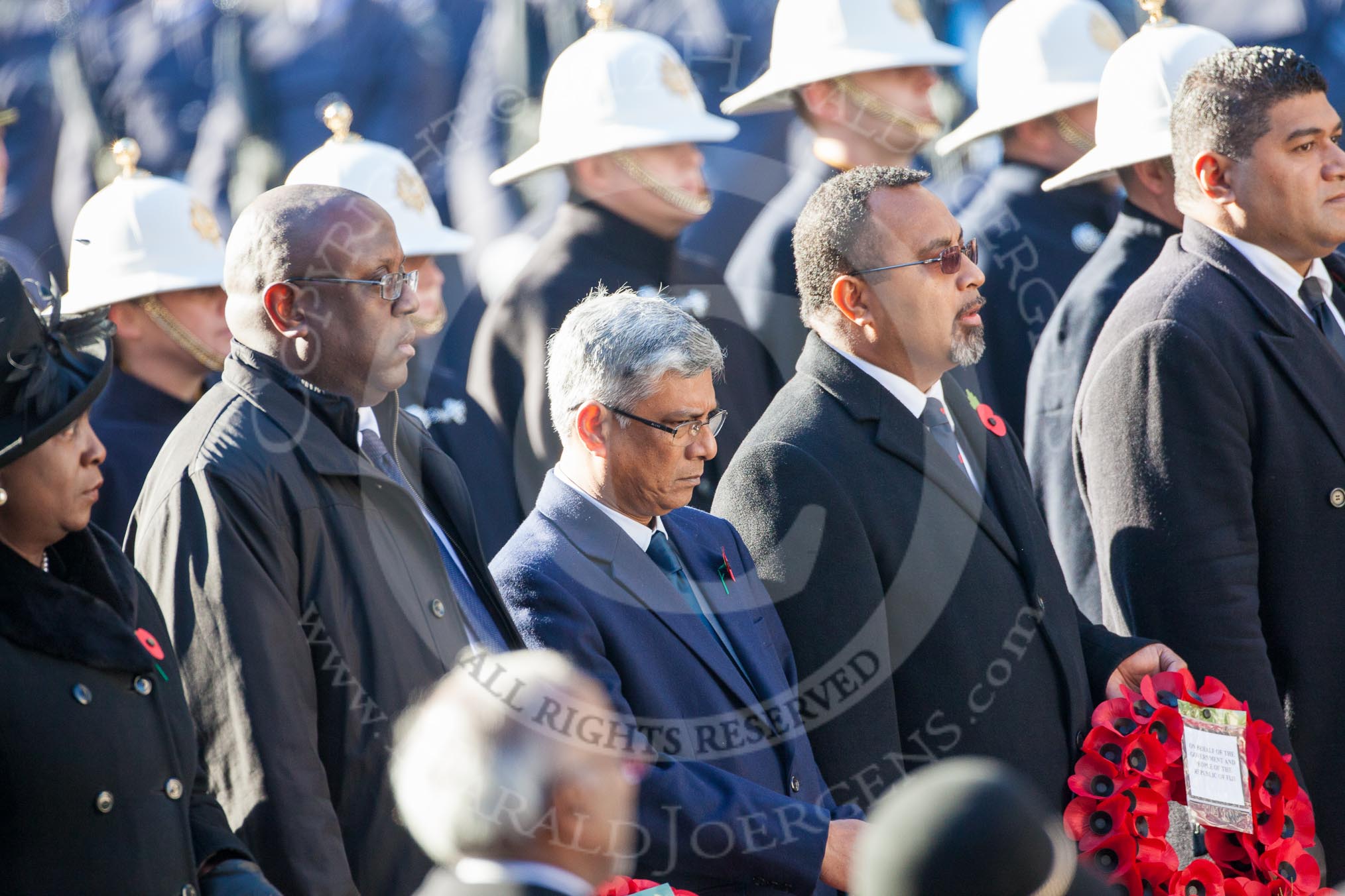 The High Comissioners for Grenada, The Bahamas, Bangladesh, Fiji, and Tonga.