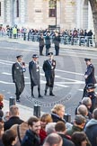 Preparations for Remembrance Sunday on Whitehall.