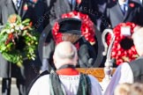 HM The Queen, about to lay her wreath at the Cenotaph.