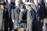 HM The Queen and HRH The Duke of Edinburgh leaving Whitehall, towards the Foreign- and Commonwealth Office Building, after the service by the Bishop of London.