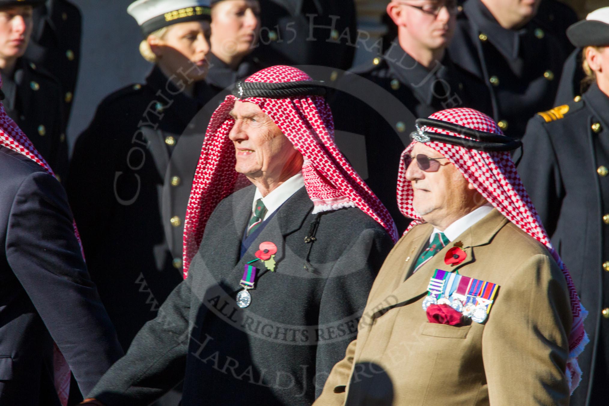 Remembrance Sunday Cenotaph March Past 2013: D4 - Trucial Oman Scouts Association..
Press stand opposite the Foreign Office building, Whitehall, London SW1,
London,
Greater London,
United Kingdom,
on 10 November 2013 at 11:39, image #55