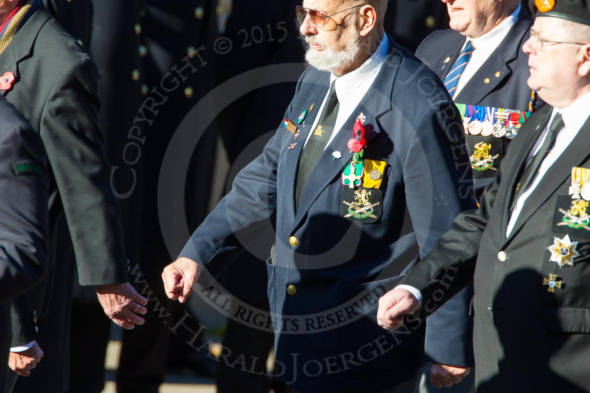Remembrance Sunday Cenotaph March Past 2013: D5 - Bond van Wapenbroeders..
Press stand opposite the Foreign Office building, Whitehall, London SW1,
London,
Greater London,
United Kingdom,
on 10 November 2013 at 11:39, image #58