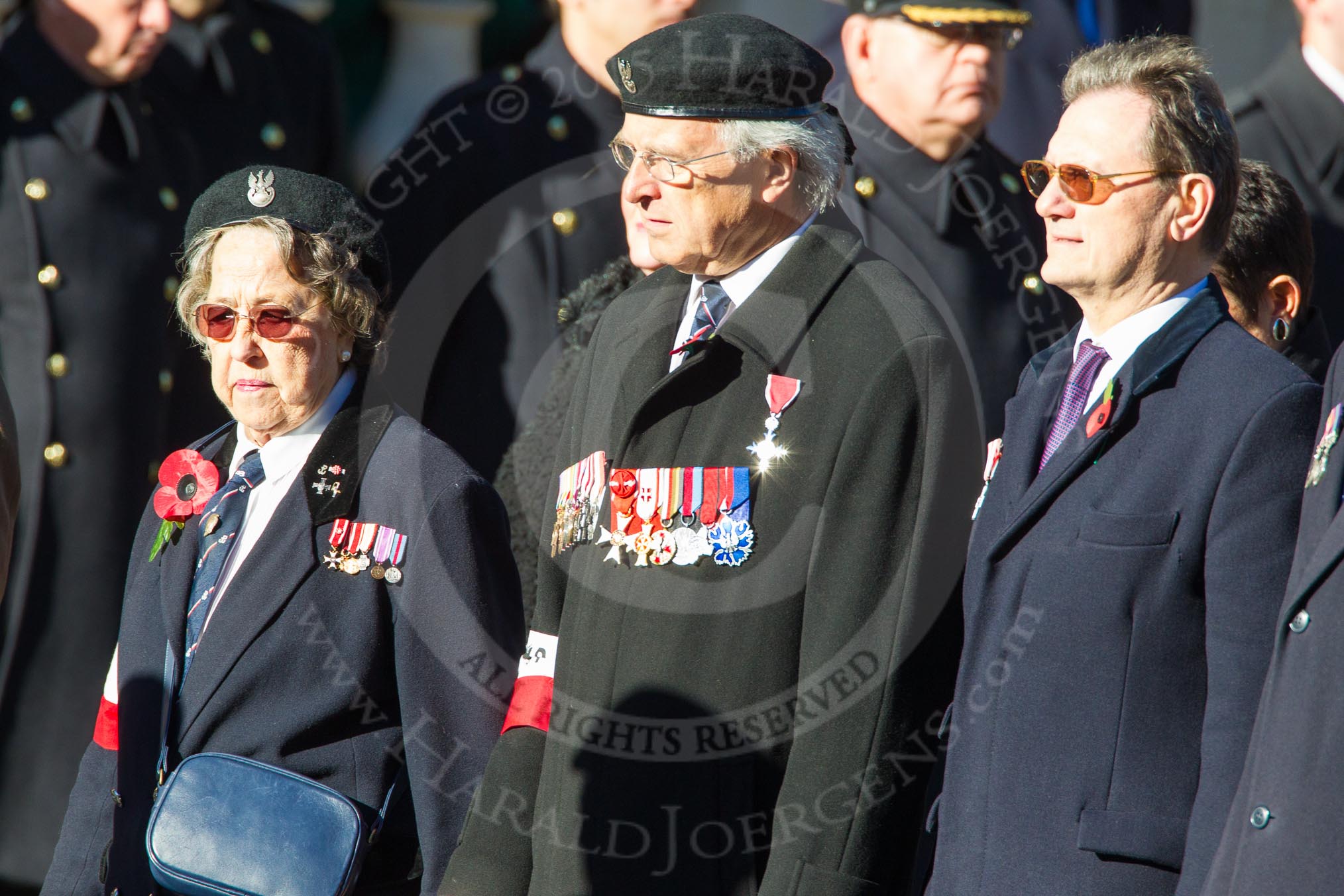 Remembrance Sunday Cenotaph March Past 2013: D6 - Polish Ex-Combatants Association in Great Britain Trust Fund..
Press stand opposite the Foreign Office building, Whitehall, London SW1,
London,
Greater London,
United Kingdom,
on 10 November 2013 at 11:39, image #68