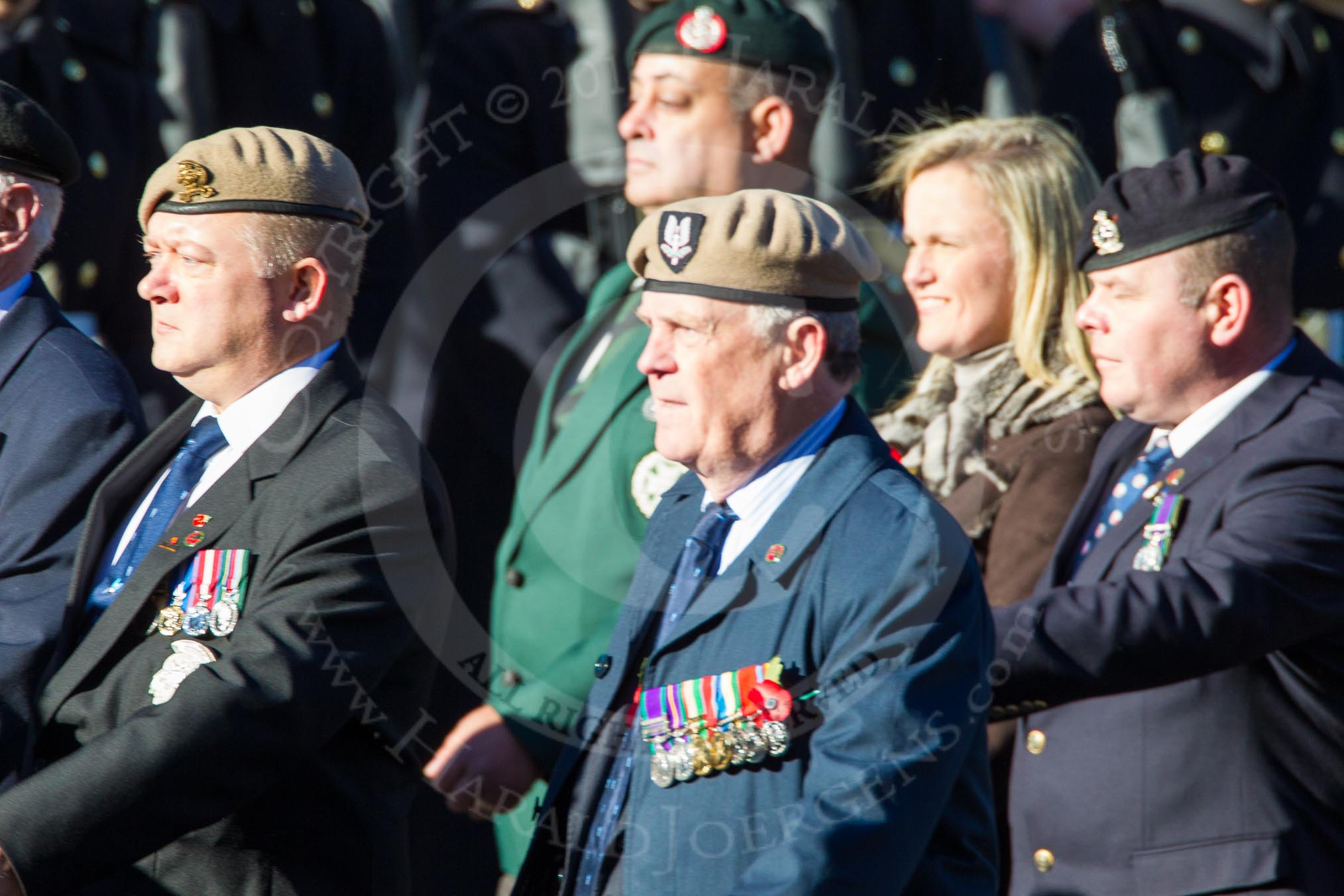 Remembrance Sunday Cenotaph March Past 2013: D12 - Not Forgotten Association..
Press stand opposite the Foreign Office building, Whitehall, London SW1,
London,
Greater London,
United Kingdom,
on 10 November 2013 at 11:40, image #97