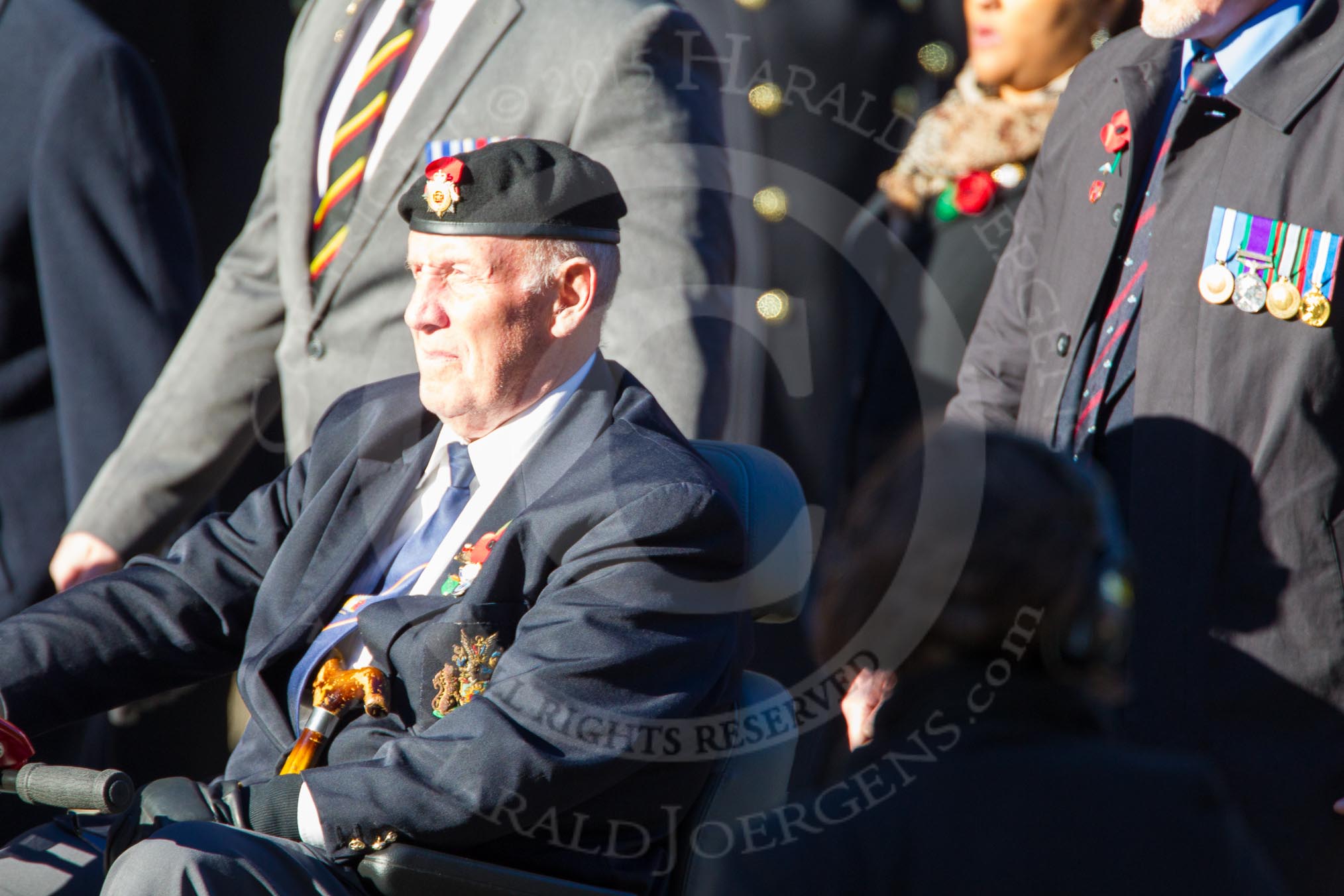 Remembrance Sunday Cenotaph March Past 2013: D28 - British Limbless Ex-Service Men's Association,.
Press stand opposite the Foreign Office building, Whitehall, London SW1,
London,
Greater London,
United Kingdom,
on 10 November 2013 at 11:42, image #241