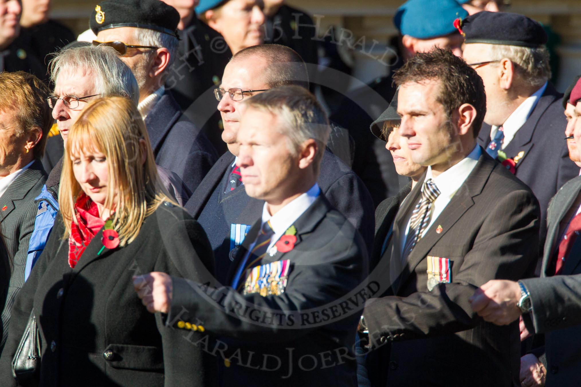 Remembrance Sunday Cenotaph March Past 2013: D33 - Combat Stress..
Press stand opposite the Foreign Office building, Whitehall, London SW1,
London,
Greater London,
United Kingdom,
on 10 November 2013 at 11:43, image #308