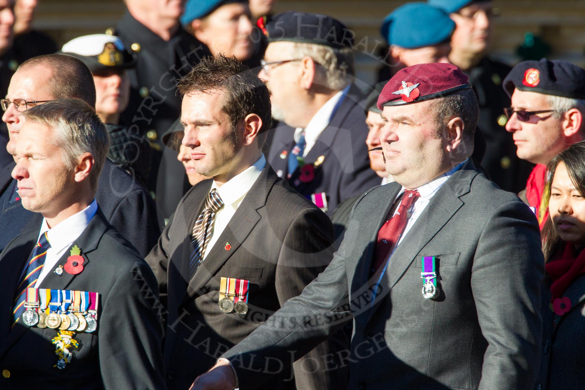 Remembrance Sunday Cenotaph March Past 2013: D33 - Combat Stress..
Press stand opposite the Foreign Office building, Whitehall, London SW1,
London,
Greater London,
United Kingdom,
on 10 November 2013 at 11:43, image #309