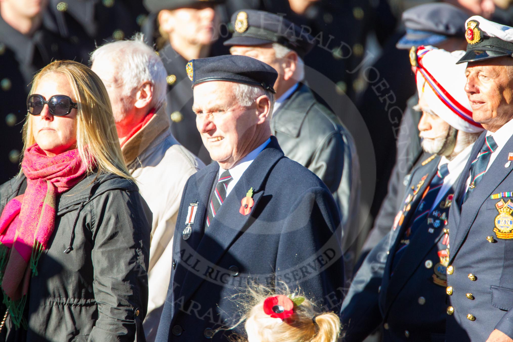 Remembrance Sunday Cenotaph March Past 2013: E1 - Merchant Navy Association..
Press stand opposite the Foreign Office building, Whitehall, London SW1,
London,
Greater London,
United Kingdom,
on 10 November 2013 at 11:44, image #329