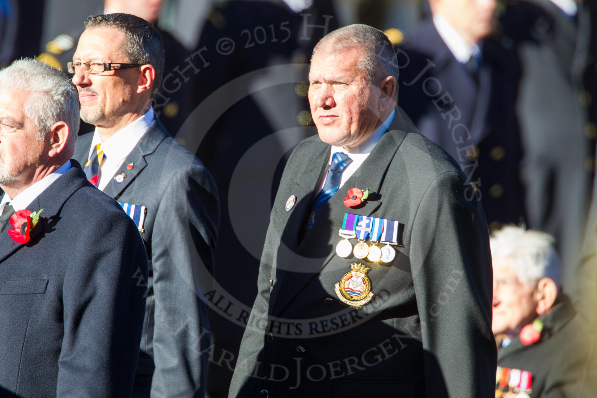 Remembrance Sunday Cenotaph March Past 2013: E4 - Aircraft Handlers Association..
Press stand opposite the Foreign Office building, Whitehall, London SW1,
London,
Greater London,
United Kingdom,
on 10 November 2013 at 11:45, image #405