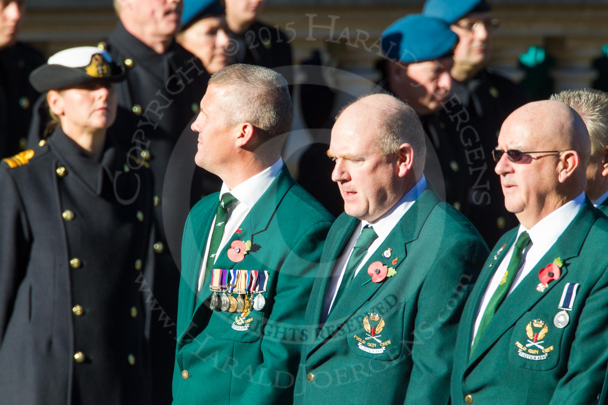 Remembrance Sunday Cenotaph March Past 2013: E11 - Fleet Air Arm Field Gun Association..
Press stand opposite the Foreign Office building, Whitehall, London SW1,
London,
Greater London,
United Kingdom,
on 10 November 2013 at 11:45, image #452