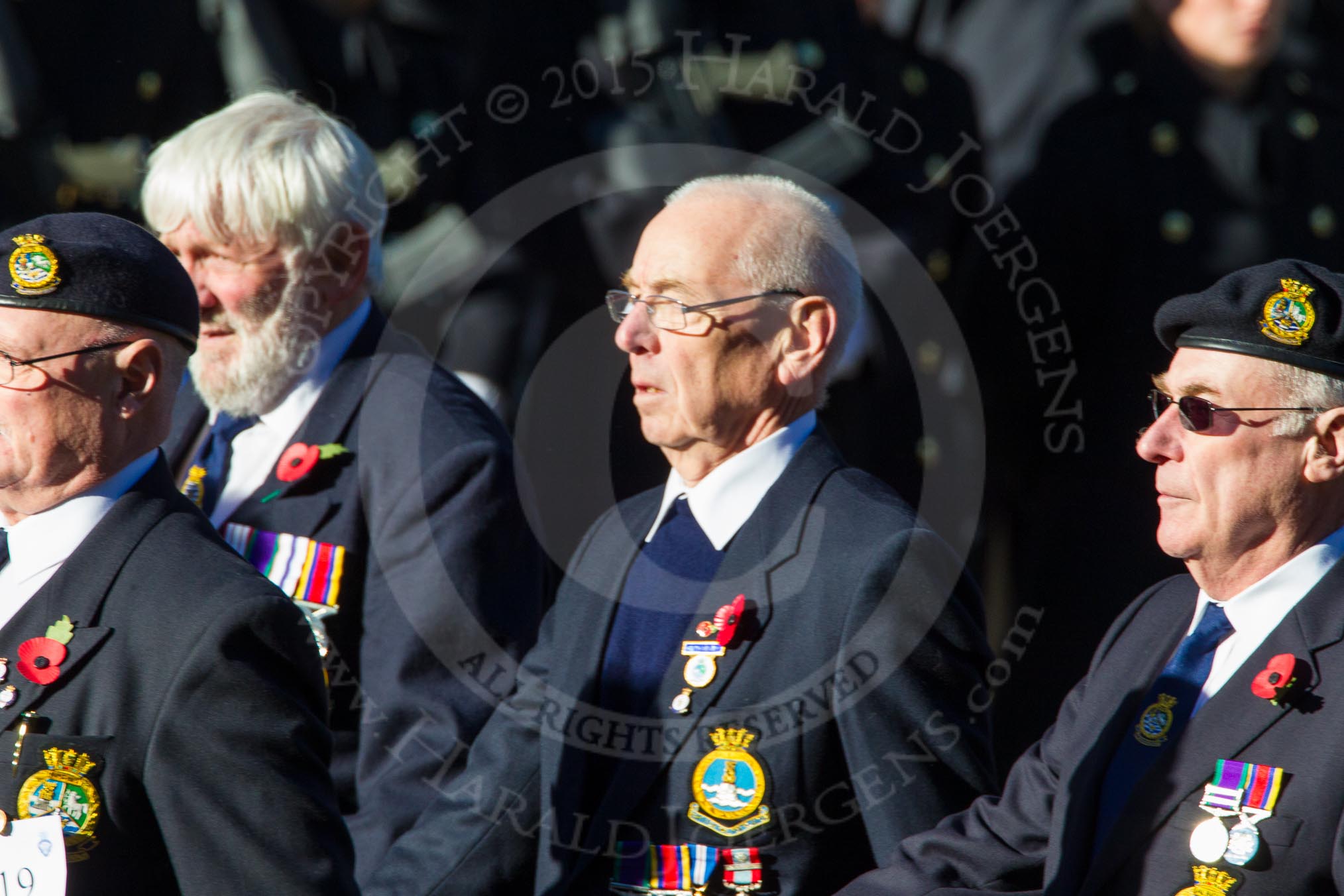 Remembrance Sunday Cenotaph March Past 2013: E19 - HMS Bulwark, Albion & Centaur Association..
Press stand opposite the Foreign Office building, Whitehall, London SW1,
London,
Greater London,
United Kingdom,
on 10 November 2013 at 11:46, image #490