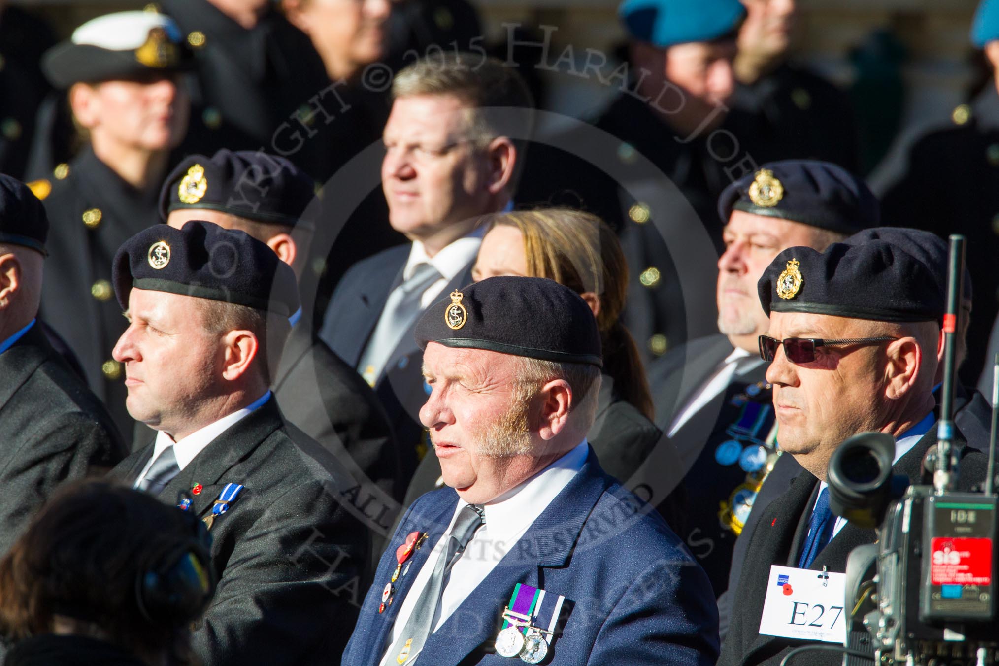 Remembrance Sunday Cenotaph March Past 2013: E27 - Type 42 Association..
Press stand opposite the Foreign Office building, Whitehall, London SW1,
London,
Greater London,
United Kingdom,
on 10 November 2013 at 11:47, image #559