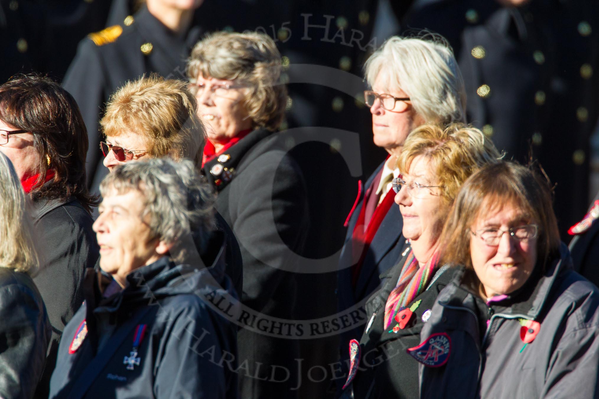 Remembrance Sunday Cenotaph March Past 2013: E28 - Queen Alexandra's Royal Naval Nursing Service..
Press stand opposite the Foreign Office building, Whitehall, London SW1,
London,
Greater London,
United Kingdom,
on 10 November 2013 at 11:47, image #578