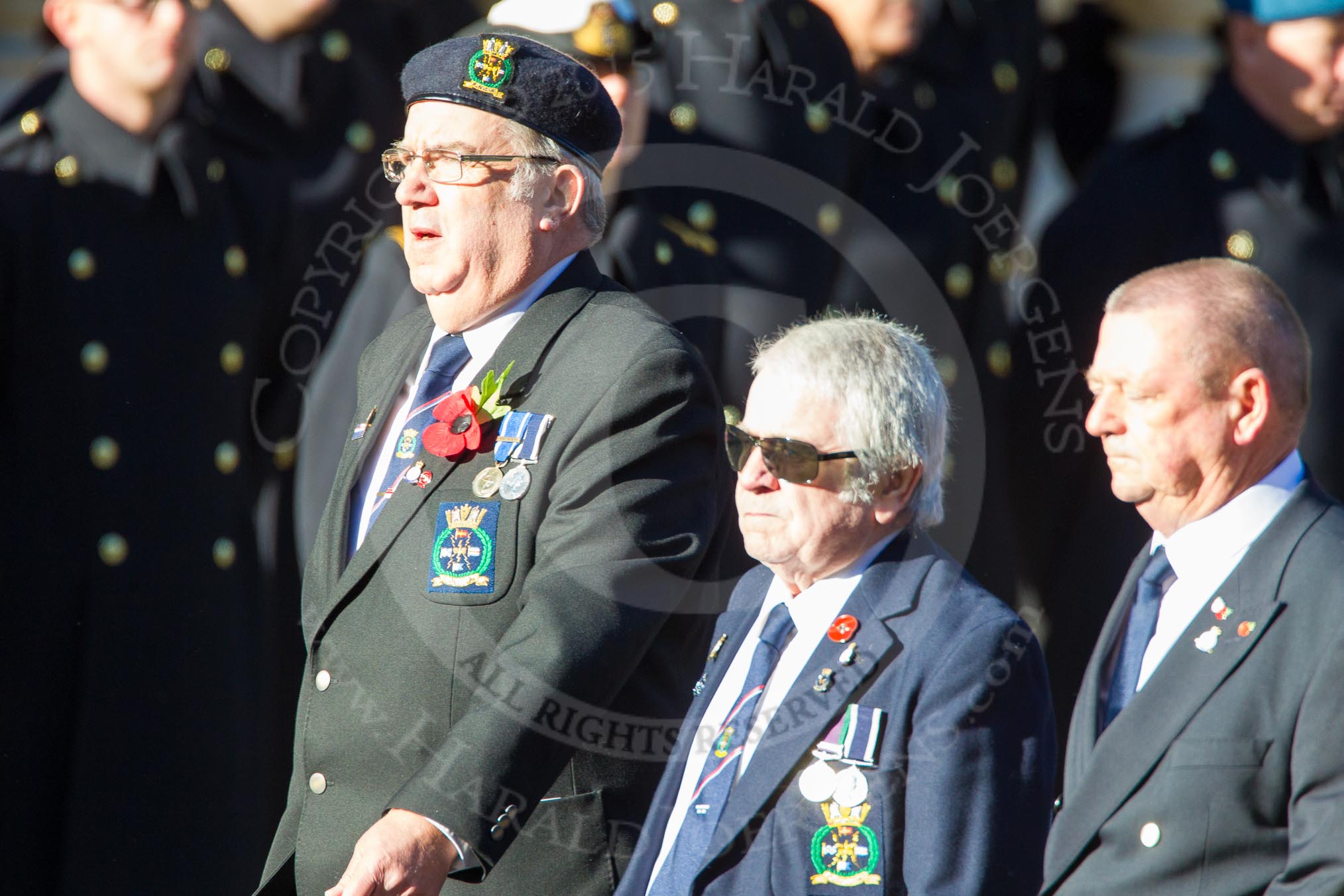 Remembrance Sunday Cenotaph March Past 2013: E31 - Royal Fleet Auxiliary Association..
Press stand opposite the Foreign Office building, Whitehall, London SW1,
London,
Greater London,
United Kingdom,
on 10 November 2013 at 11:48, image #623