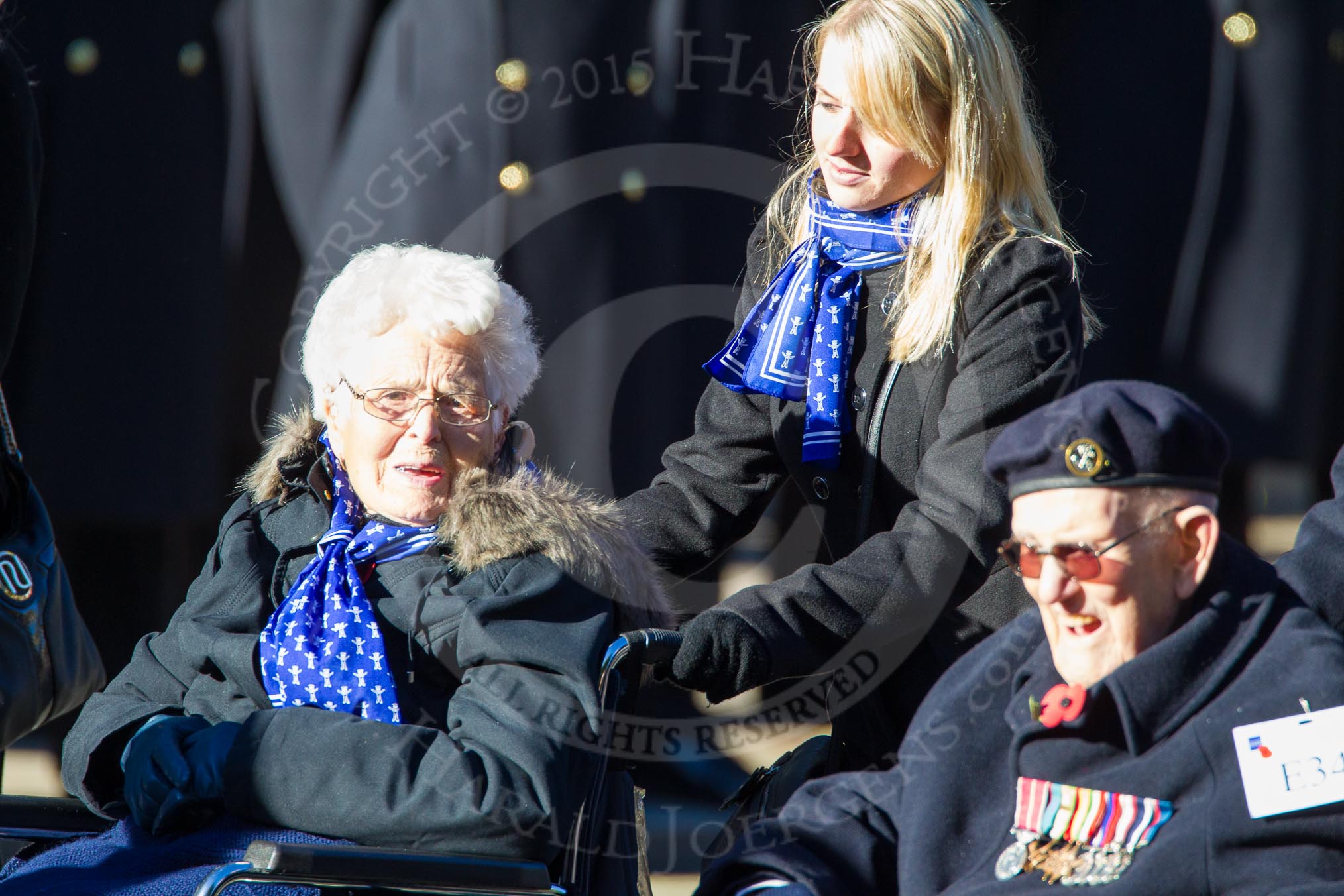 Remembrance Sunday Cenotaph March Past 2013: E34 - Royal Naval Benevolent Trust..
Press stand opposite the Foreign Office building, Whitehall, London SW1,
London,
Greater London,
United Kingdom,
on 10 November 2013 at 11:48, image #643