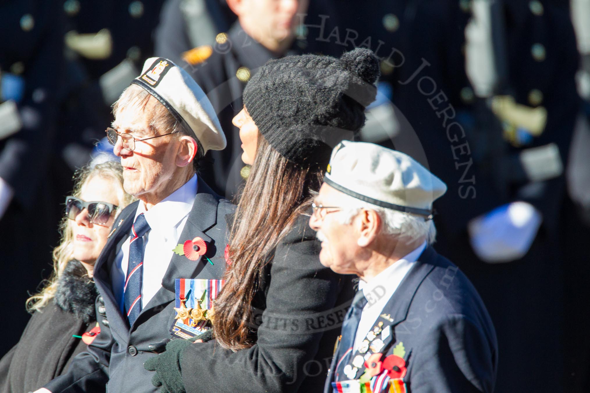 Remembrance Sunday Cenotaph March Past 2013: E36 - Russian Convoy Club..
Press stand opposite the Foreign Office building, Whitehall, London SW1,
London,
Greater London,
United Kingdom,
on 10 November 2013 at 11:49, image #670