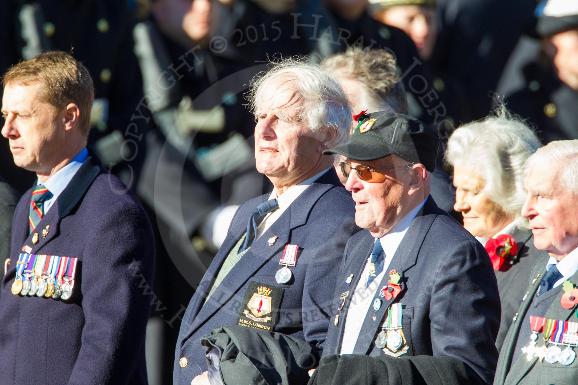 Remembrance Sunday Cenotaph March Past 2013: E37 - Yangtze Incident Association..
Press stand opposite the Foreign Office building, Whitehall, London SW1,
London,
Greater London,
United Kingdom,
on 10 November 2013 at 11:49, image #672