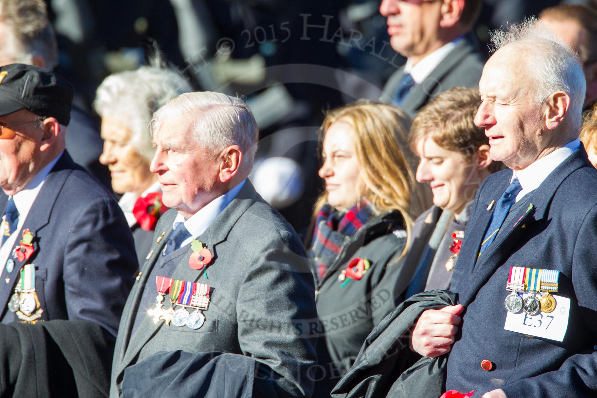 Remembrance Sunday Cenotaph March Past 2013: E37 - Yangtze Incident Association..
Press stand opposite the Foreign Office building, Whitehall, London SW1,
London,
Greater London,
United Kingdom,
on 10 November 2013 at 11:49, image #674