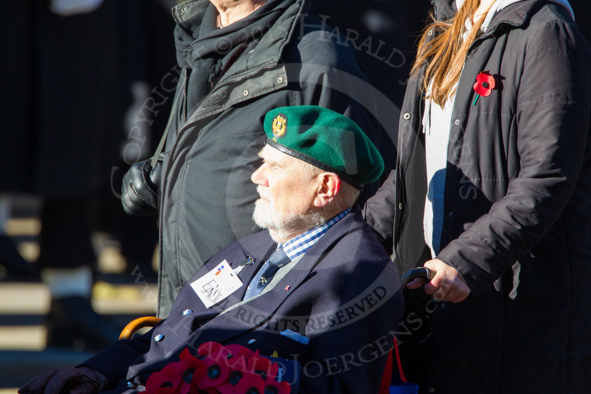 Remembrance Sunday Cenotaph March Past 2013: E38 - Special Boat Service Association..
Press stand opposite the Foreign Office building, Whitehall, London SW1,
London,
Greater London,
United Kingdom,
on 10 November 2013 at 11:49, image #679