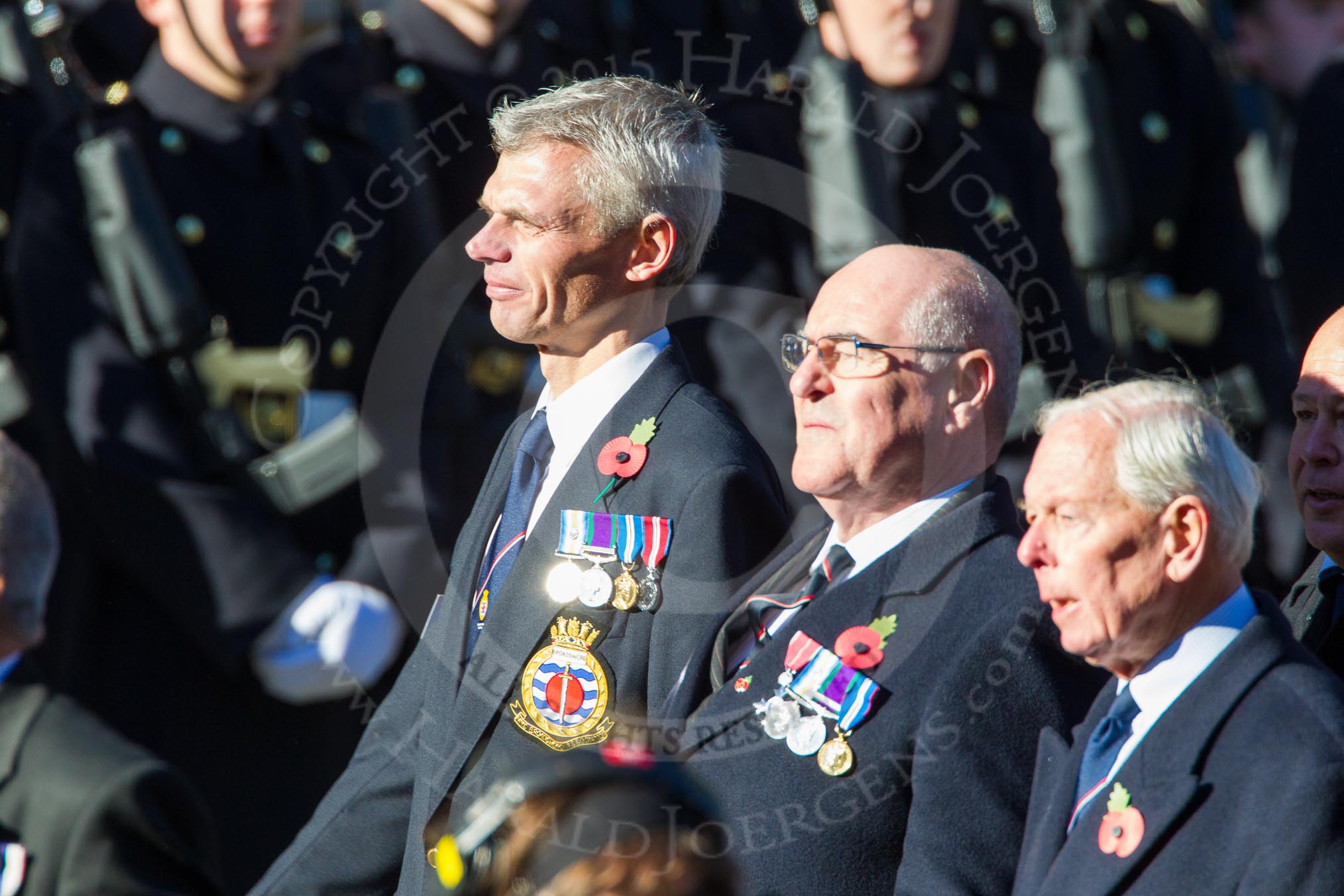 Remembrance Sunday Cenotaph March Past 2013: E40 - Association of Royal Yachtsmen..
Press stand opposite the Foreign Office building, Whitehall, London SW1,
London,
Greater London,
United Kingdom,
on 10 November 2013 at 11:49, image #705